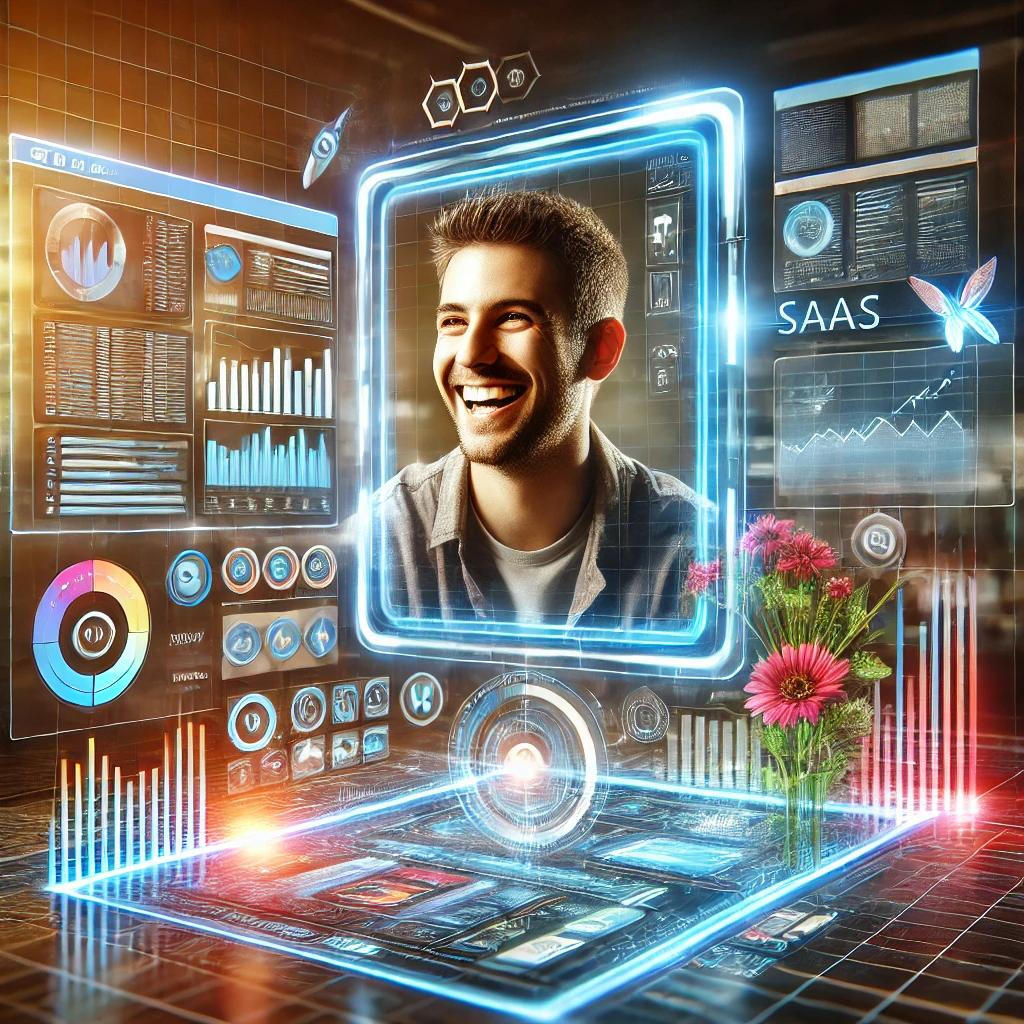 Lead Generation for SaaS Companies Abstract representation of SaaS company growth